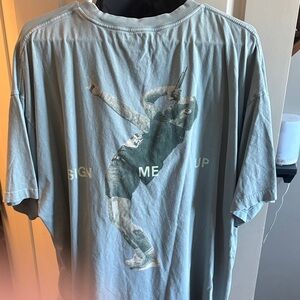 American Eagle Outfitters Graphic Tee - Light Gray